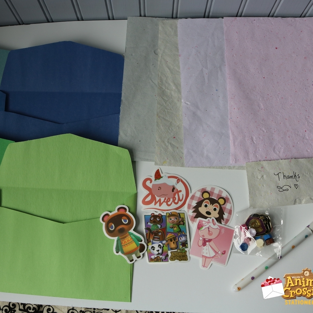 Animal Crossing Stationery Handmade